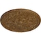 Ekena Millwork Bradford Ceiling Medallion (Fits Canopies up to 6 5/8"), 32 5/8"OD x 2"P, Smokey Topaz Crackle CM32BRSTC - alternate 4